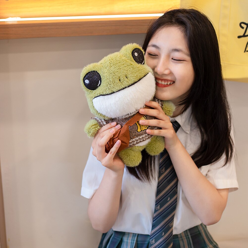 Adorable Finley Mini Frog Plushie Set