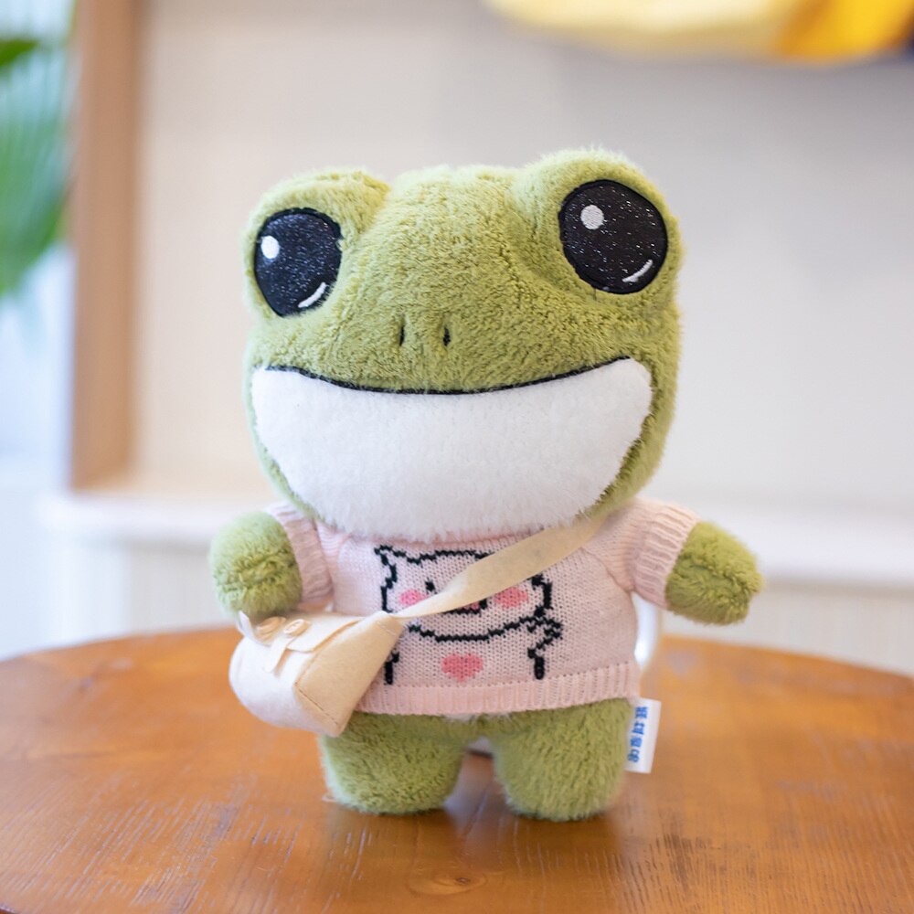 Adorable Finley Mini Frog Plushie Set