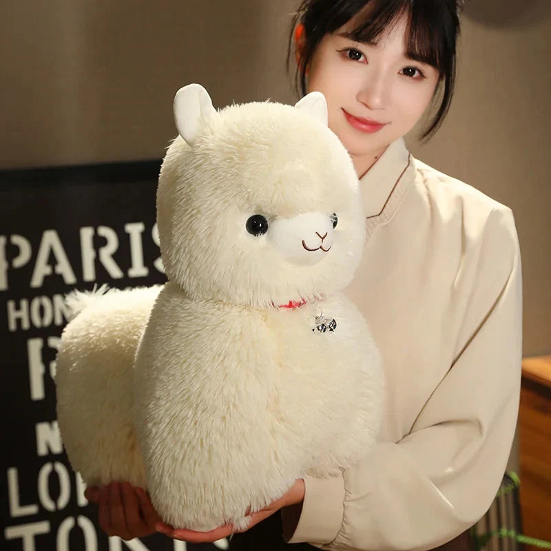 Fluffy Alpaca Llama Plushies with Bell