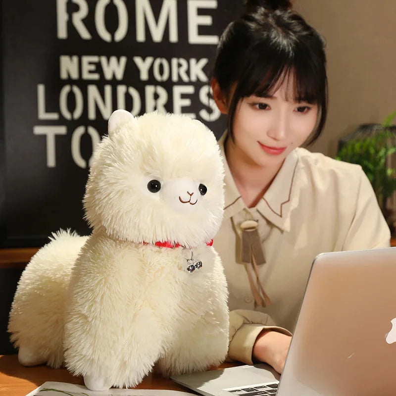 Fluffy Alpaca Llama Plushies with Bell