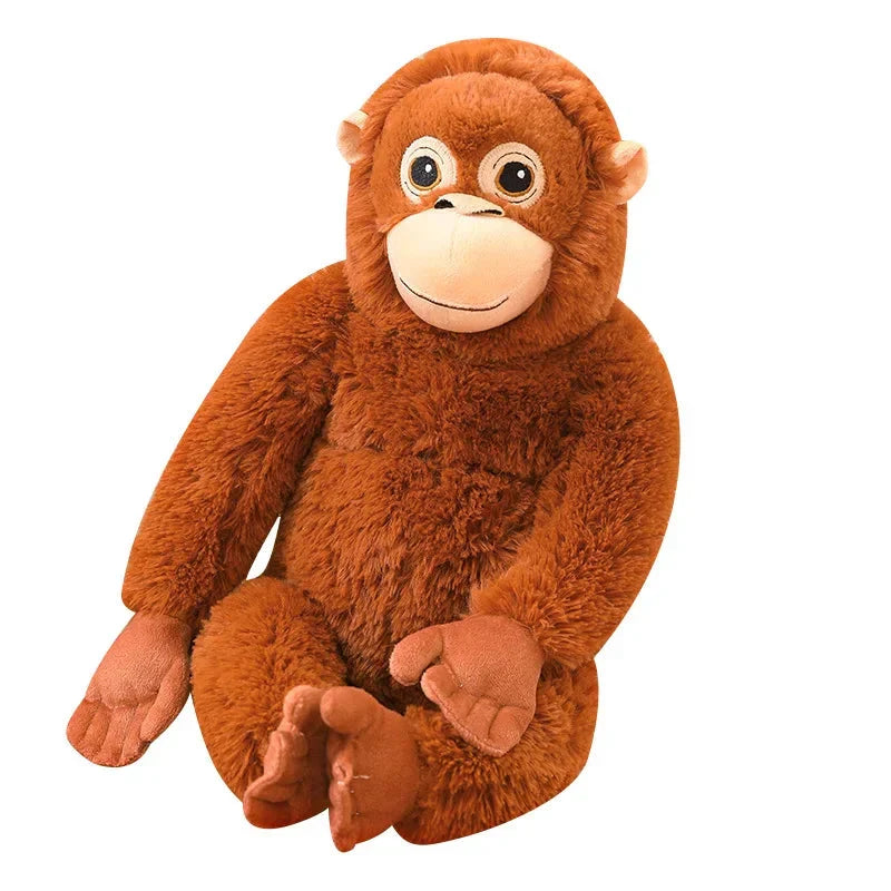 Adorable Fluffy Baby Orangutan Plush Toy