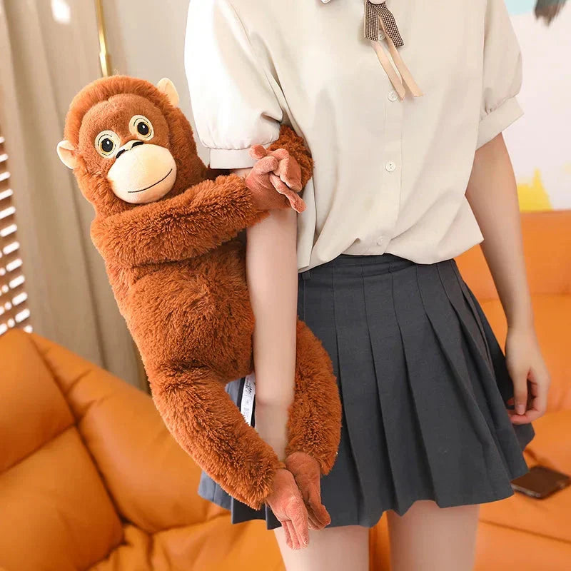 Adorable Fluffy Baby Orangutan Plush Toy