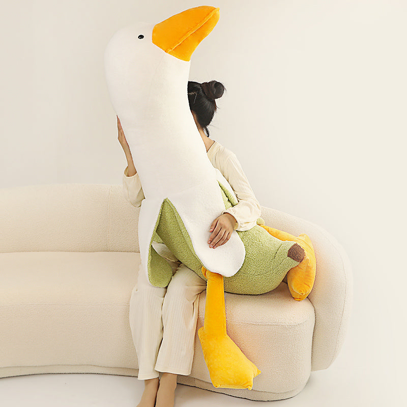 Cuddly Fluffy Banana Duck Plush Toy