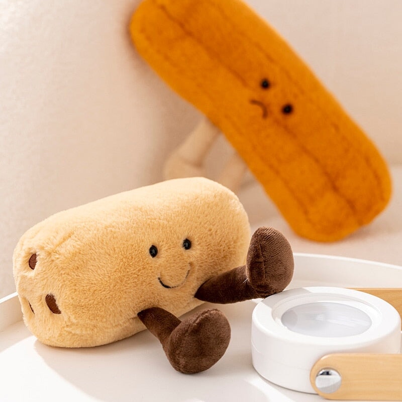 Delightful Fluffy Bakery Breakfast Plushie Collection