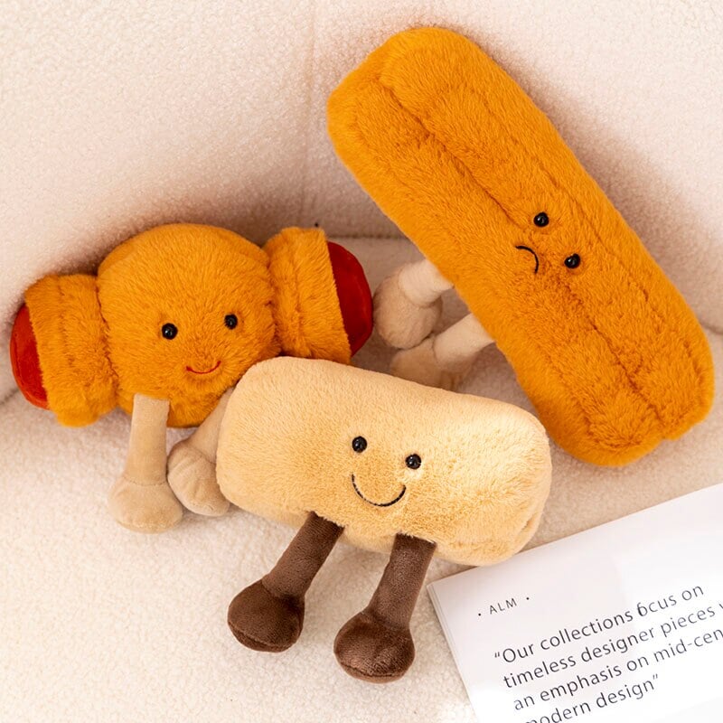 Cozy & Cuddly Breakfast Bakery Plushie Set