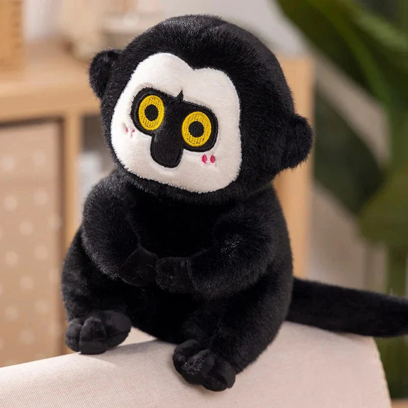 Adorable Fluffy Capybara & Monkey Buddy Plushies