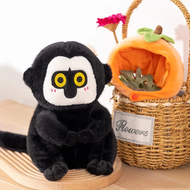 Adorable Fluffy Capybara & Monkey Buddy Plushies
