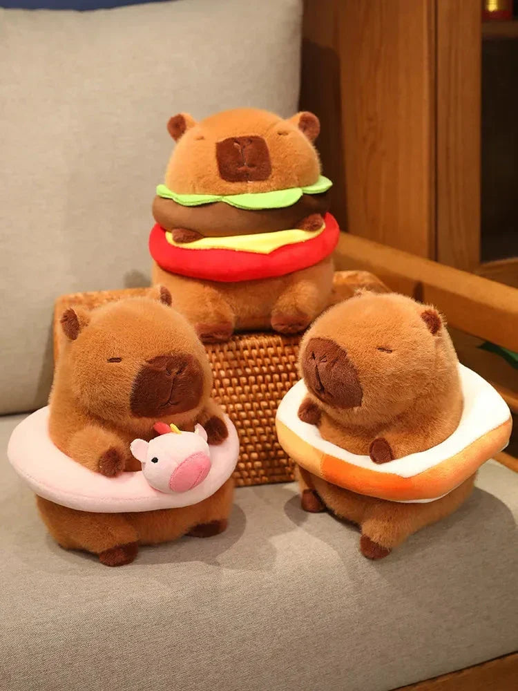 Adorable Floating Fluffy Capybara Plush Toy