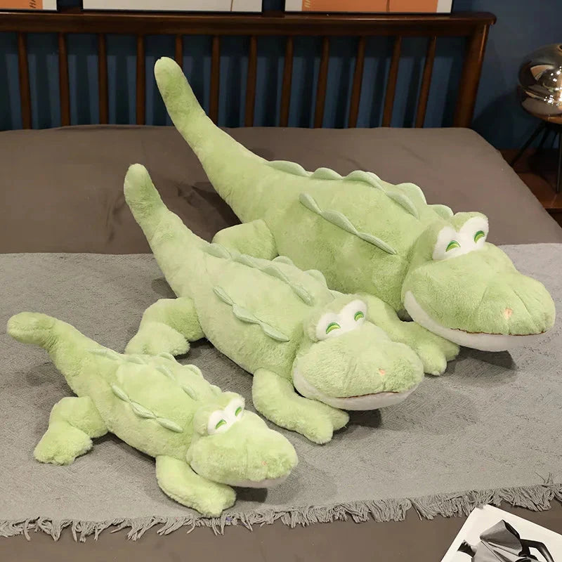Adorably Fluffy Cheerful Crocodile and Alligator Plush Toys