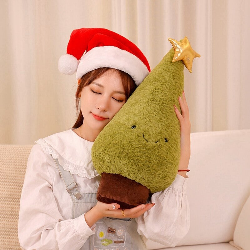 Adorable Fluffy Reindeer Plushie for Your Christmas Tree