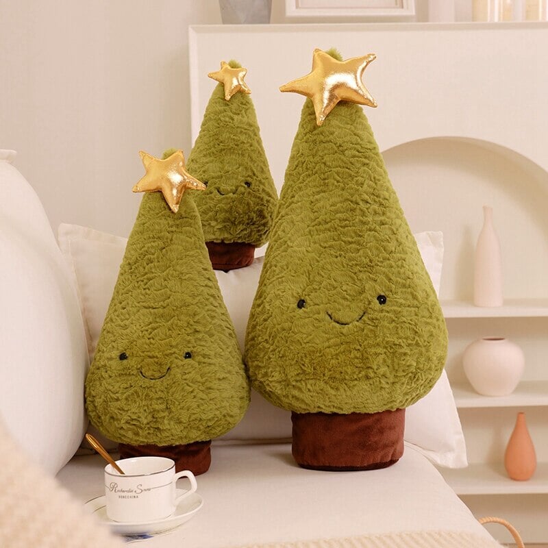 Adorable Fluffy Reindeer Plushie for Your Christmas Tree