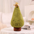 Cozy Fluffy Reindeer Plushie for a Magical Christmas Tree Decor