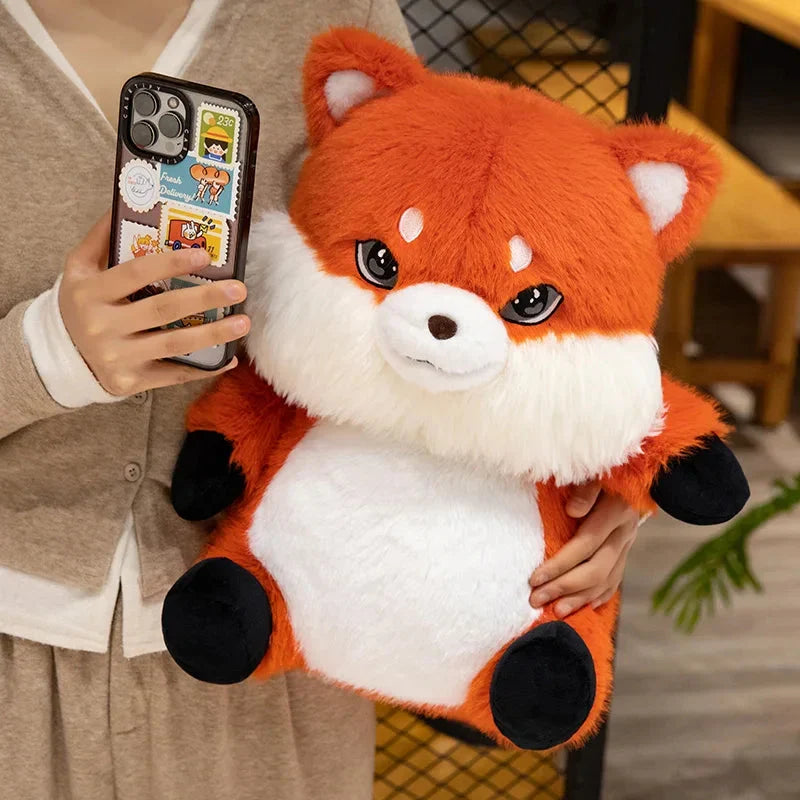Adorable Fluffy Chubby Fox Stuffed Animal