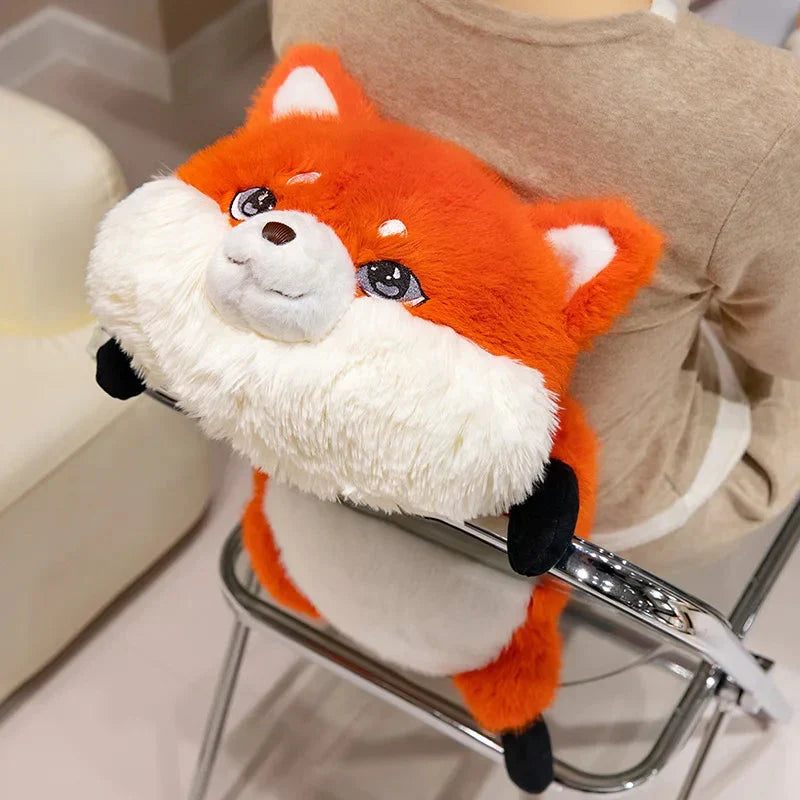Adorable Fluffy Chubby Fox Stuffed Animal
