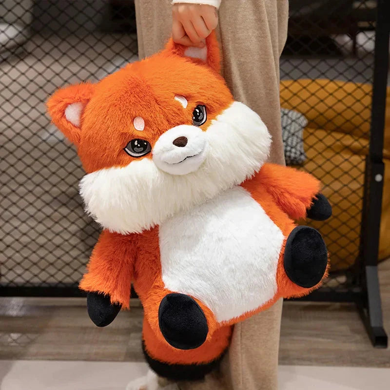 Adorable Fluffy Chubby Fox Stuffed Animal