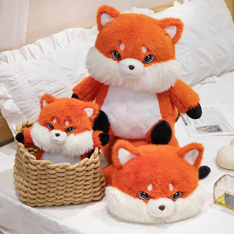 Adorable Fluffy Chubby Fox Stuffed Animal