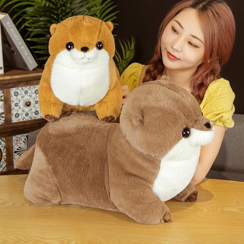 Fluffy Chubby Otter Plushies