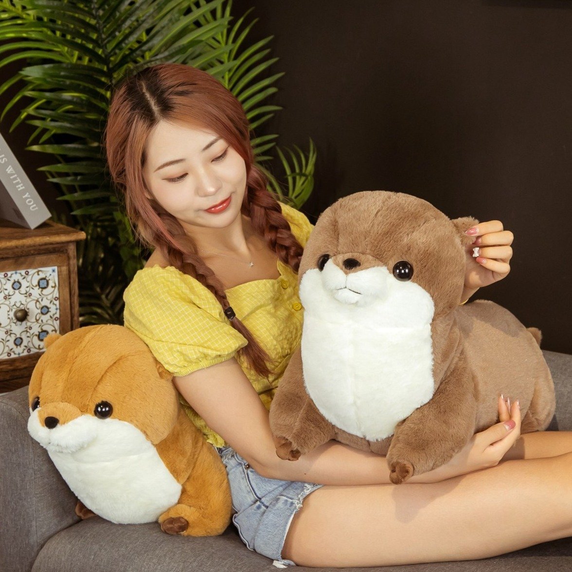 Fluffy Chubby Otter Plushies