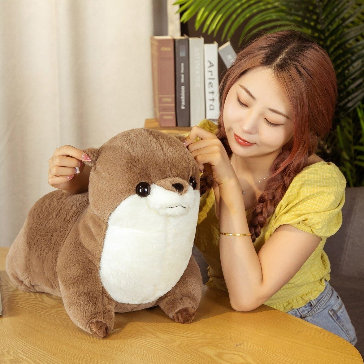 Fluffy Chubby Otter Plushies