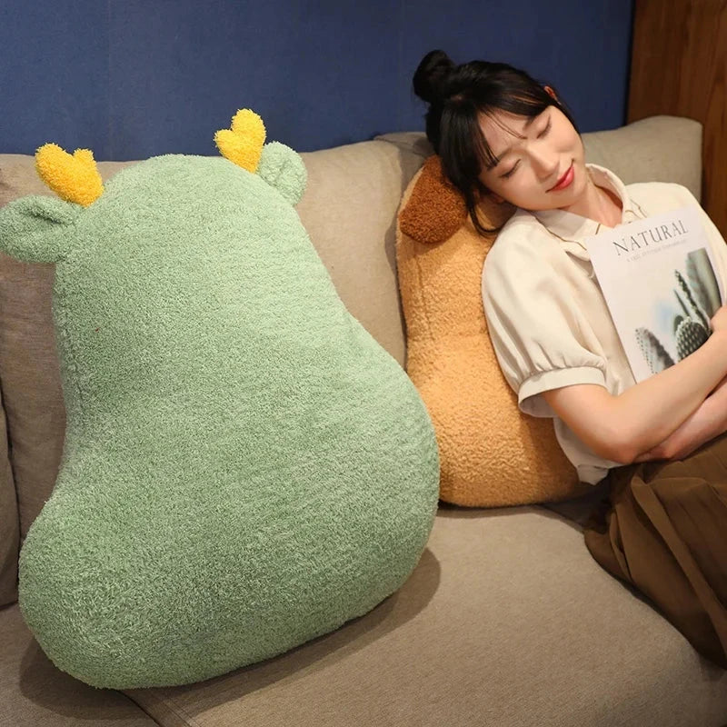Adorable Fluffy Dinosaur, Cat, Dog, and Panda Plush Pillows – Perfect for Cuddling!