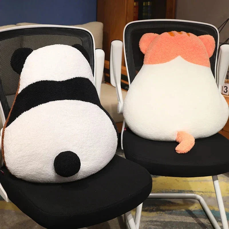 Adorable Fluffy Dinosaur, Cat, Dog, and Panda Plush Pillows – Perfect for Cuddling!