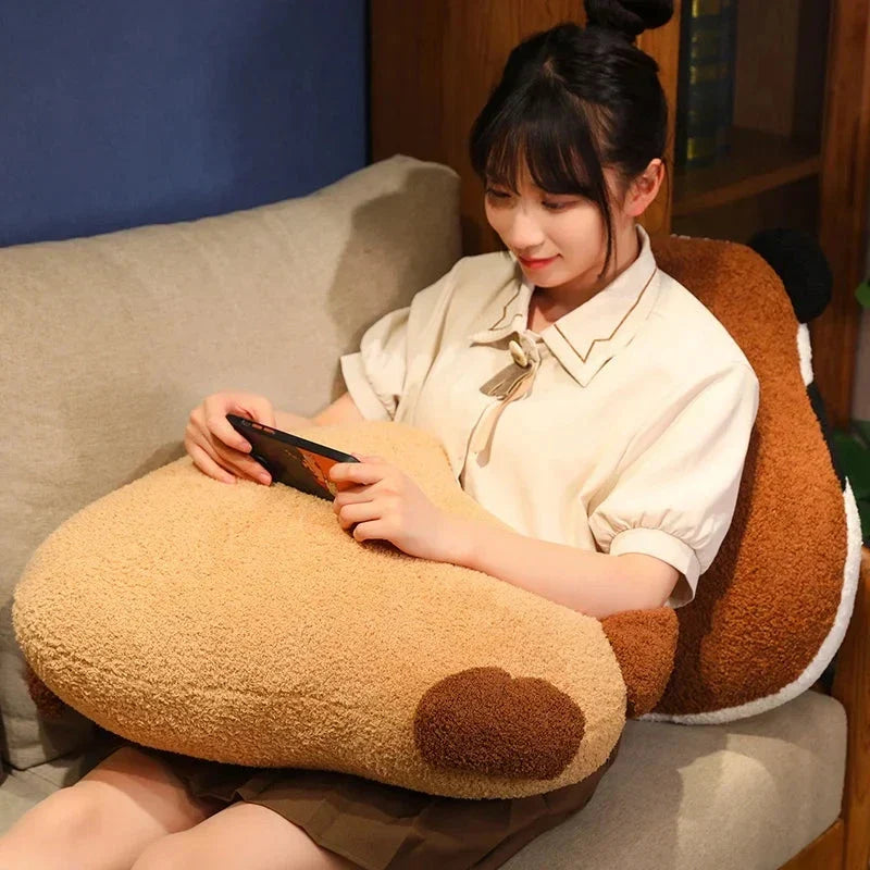 Adorable Fluffy Dinosaur, Cat, Dog, and Panda Plush Pillows – Perfect for Cuddling!