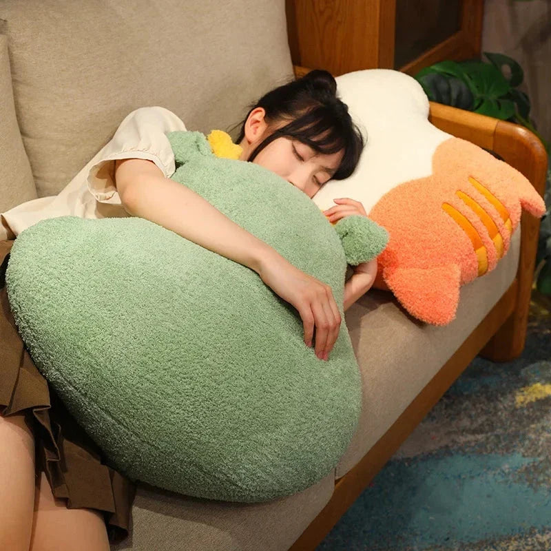 Adorable Fluffy Dinosaur, Cat, Dog, and Panda Plush Pillows – Perfect for Cuddling!