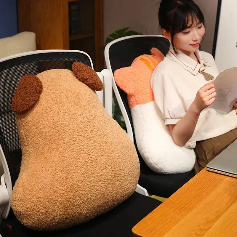 Adorable Fluffy Dinosaur, Cat, Dog, and Panda Plush Pillows – Perfect for Cuddling!