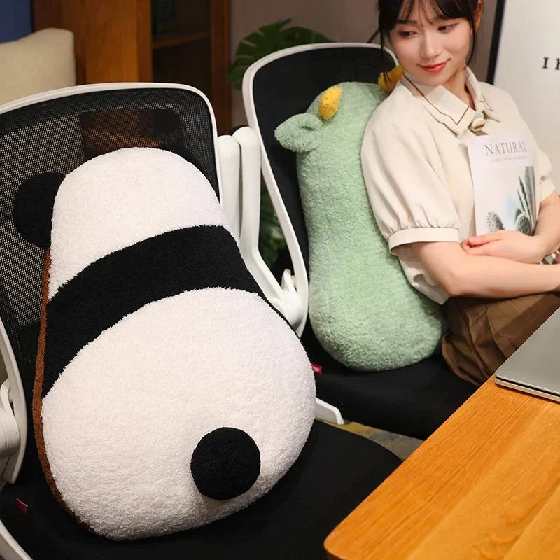 Adorable Fluffy Dinosaur, Cat, Dog, and Panda Plush Pillows – Perfect for Cuddling!