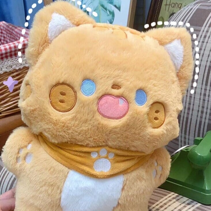Adorable Fluffy Kawaii Cat Squad Plush Toys