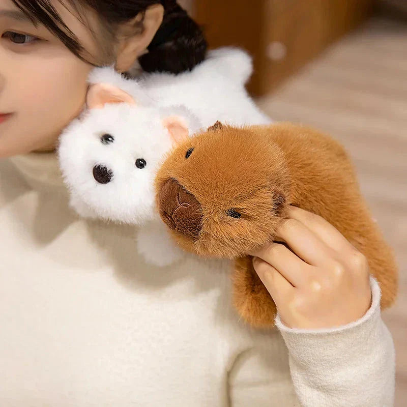 Adorable Fluffy Family of Plush Animal Friends