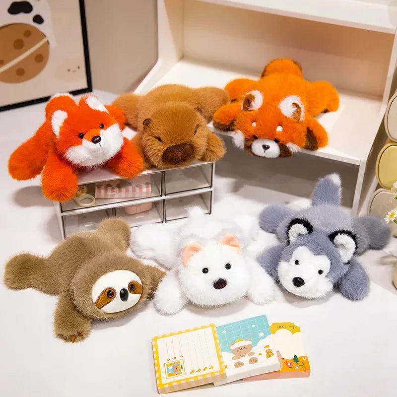 Adorable Fluffy Family of Plush Animal Friends