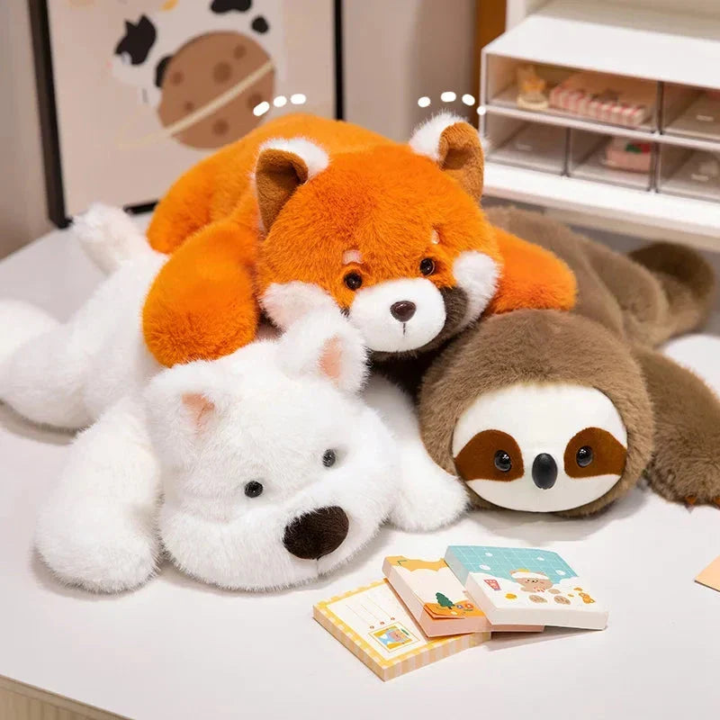 Adorable Fluffy Family of Plush Animal Friends