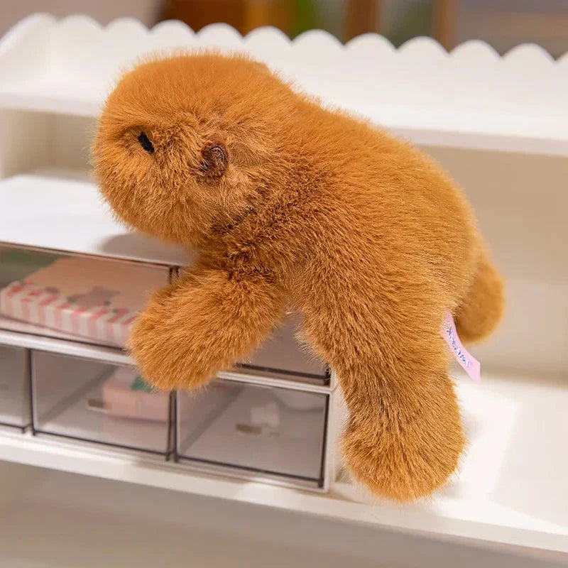 Adorable Fluffy Family of Plush Animal Friends