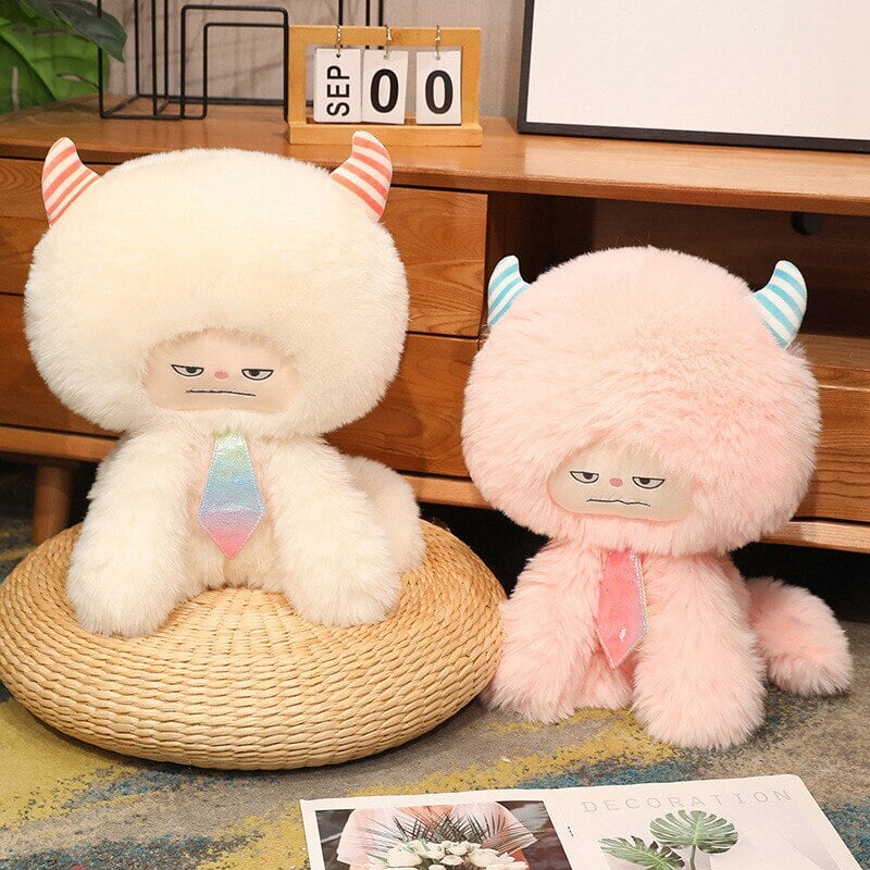 Cuddly Fluffy Monster Plushie Family