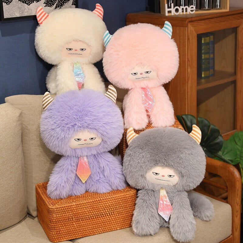 Cuddly Fluffy Monsters Plush Toy Family