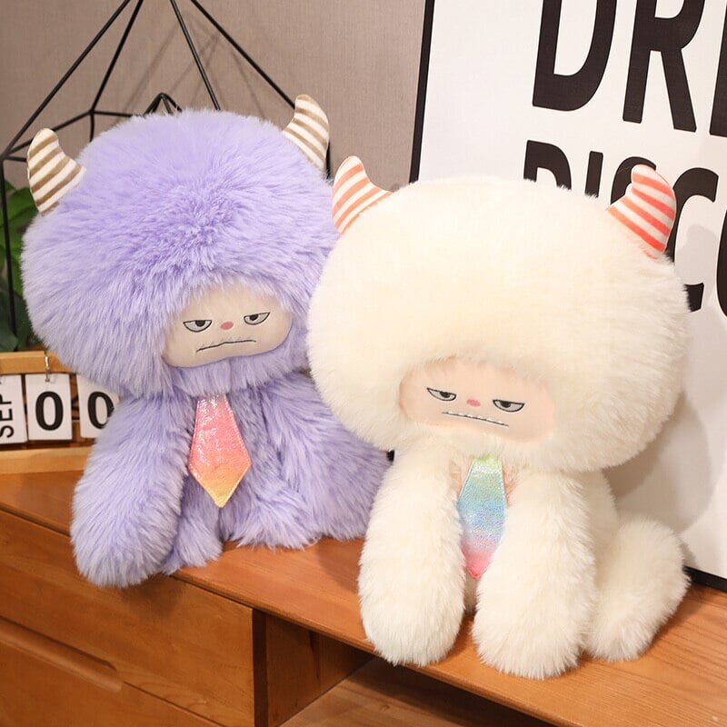 Adorable Fluffy Monsters Plushie Family