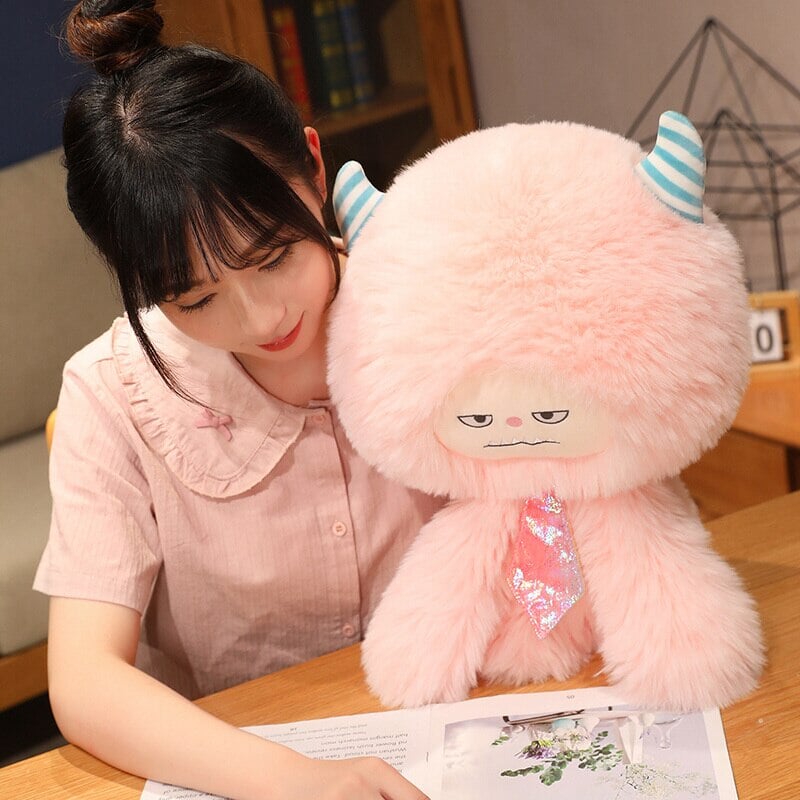 Cuddly Fluffy Monster Plushie Family