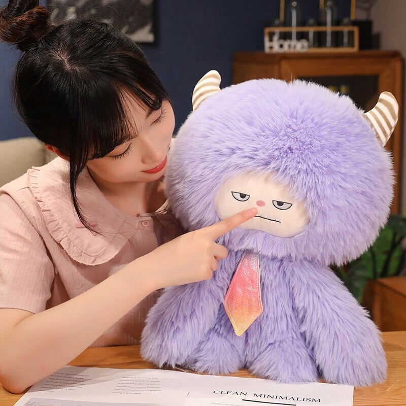 Cuddly Fluffy Monsters Plush Toy Family