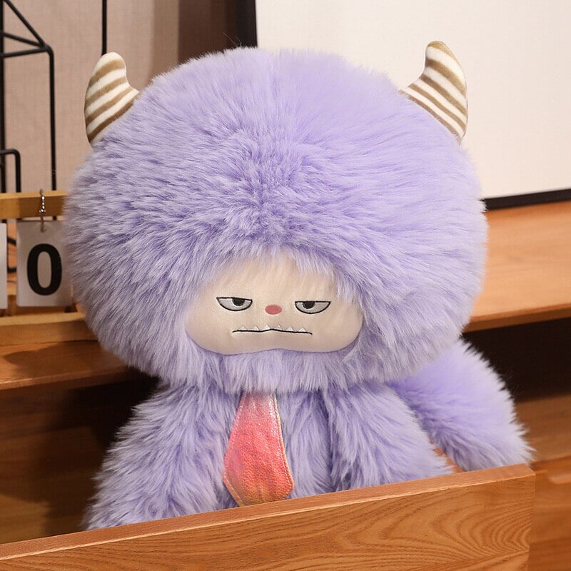Cuddly Fluffy Monsters Plush Toy Family
