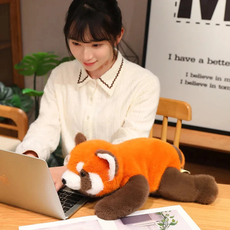 Fluffy Red Panda & Fox Plushies