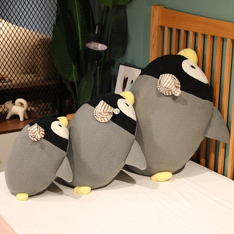 Adorable Kawaii Fluffy Penguin Plush Toy - Freckles!