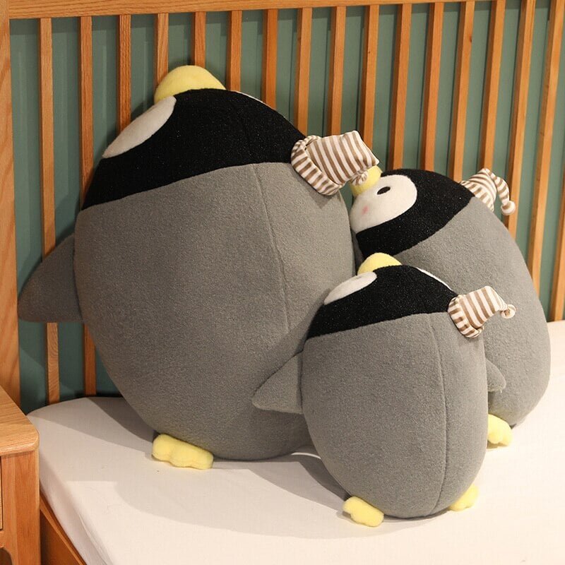 Adorable Kawaii Fluffy Penguin Plush Toy - Freckles!