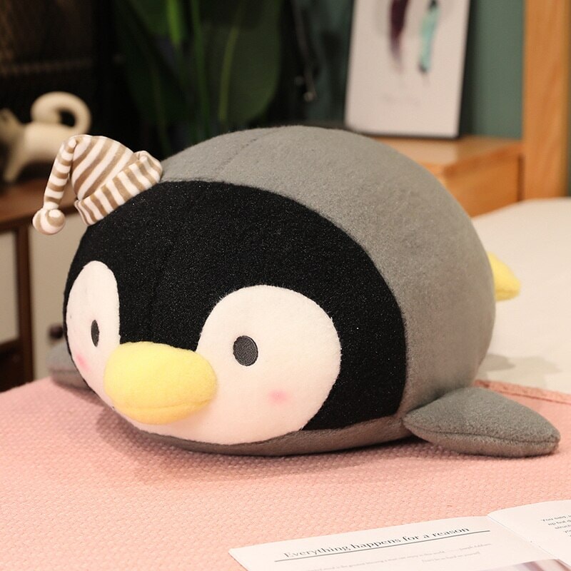 Adorable Kawaii Fluffy Penguin Plush Toy - Freckles!