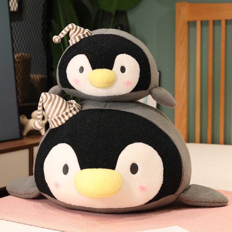 Adorable Kawaii Fluffy Penguin Plush Toy - Freckles!