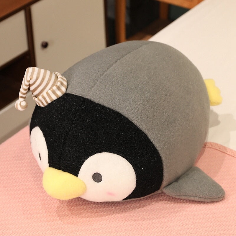 Adorable Kawaii Fluffy Penguin Plush Toy - Freckles!