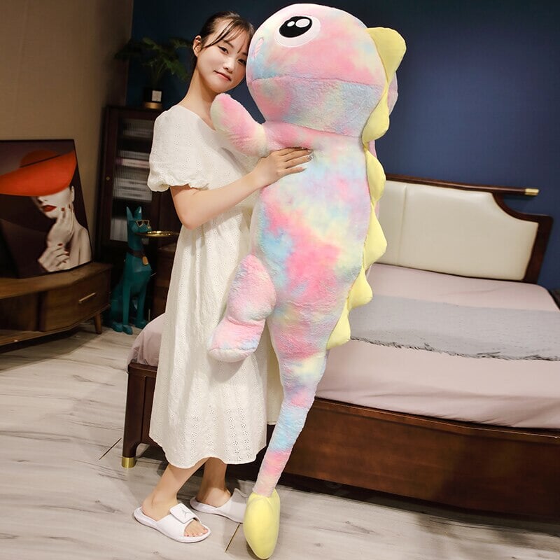Galaxy Rainbow Pasco the Lizard Plushie