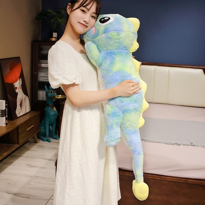 Galaxy Rainbow Pasco the Lizard Plushie