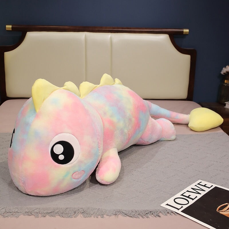 Galaxy Rainbow Pasco the Lizard Plushie