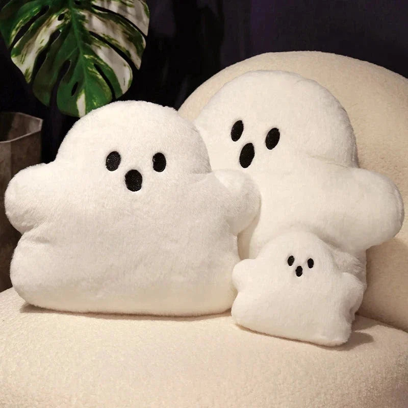 Ghost White Cloud Plush Pillow